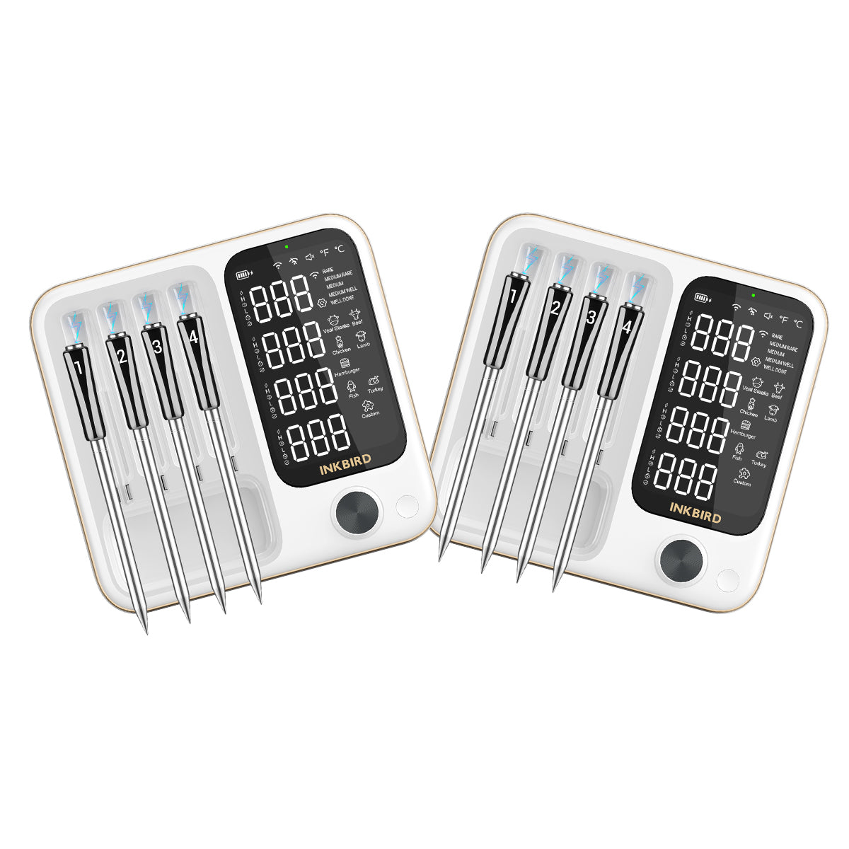 WiFi- og Bluetooth-kødtermometer INT-14-BW