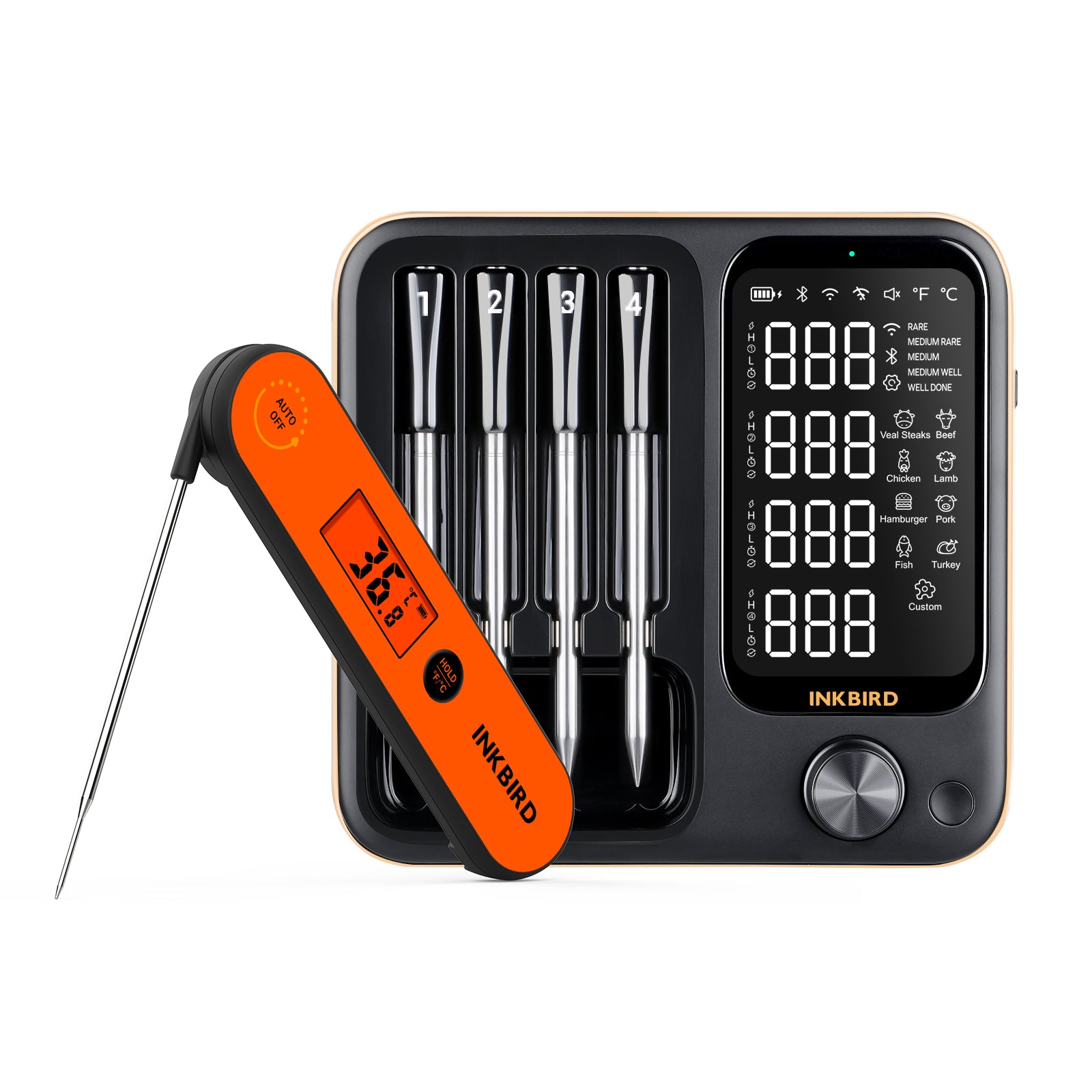 Meat Thermometer INT-14-BW Bundles