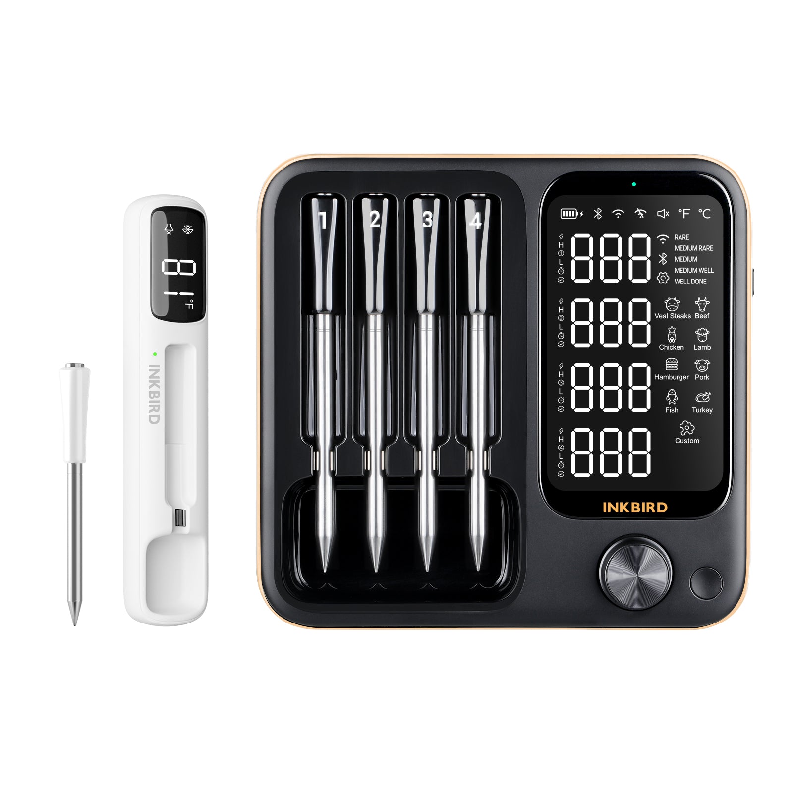 Meat Thermometer INT-14-BW Bundles