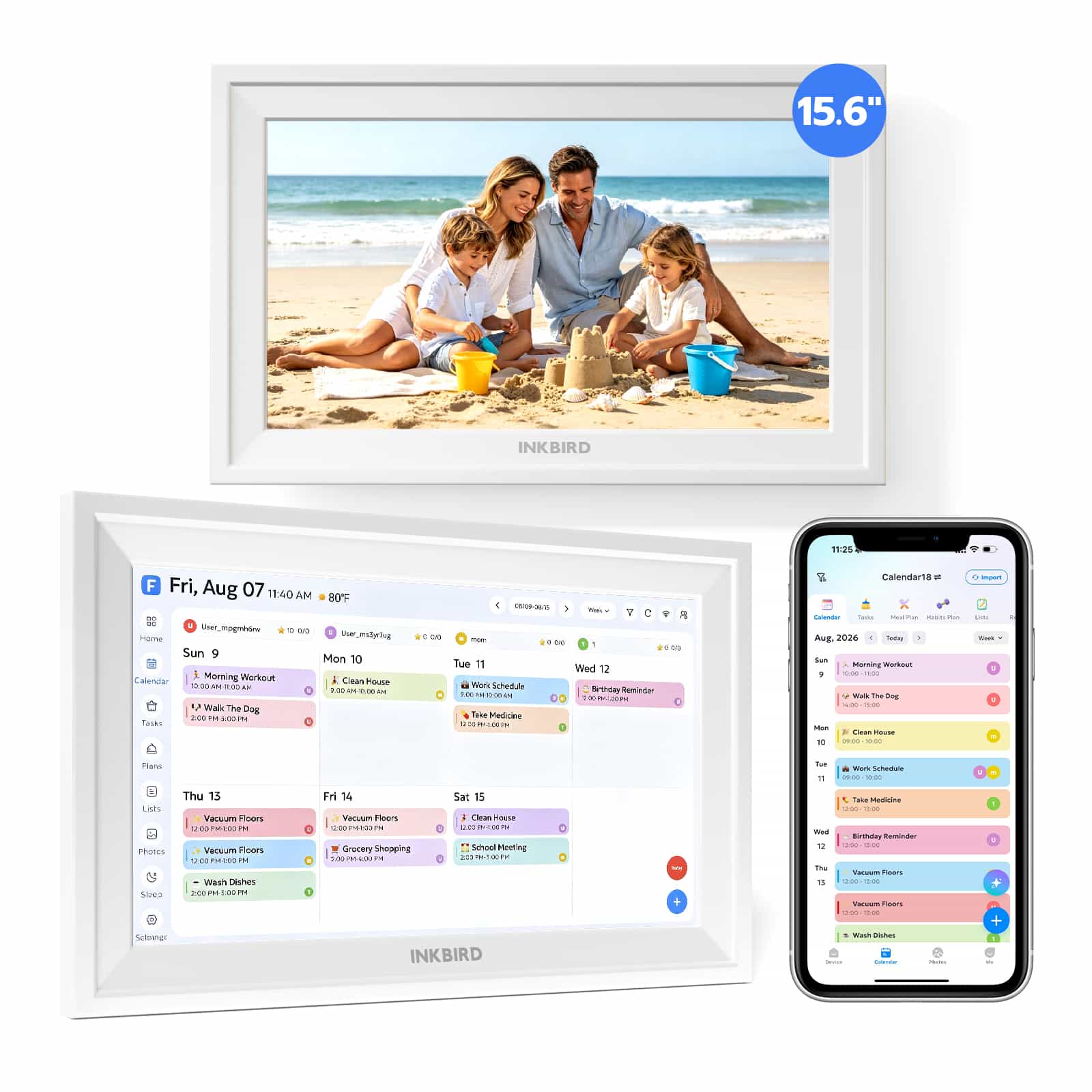 15.6" Smart Digital Calendar