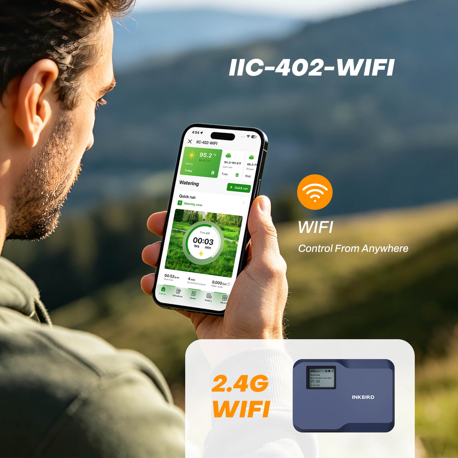 Indoor Sprinkler Controller IIC Series - 4 / 6 / 8 Zone