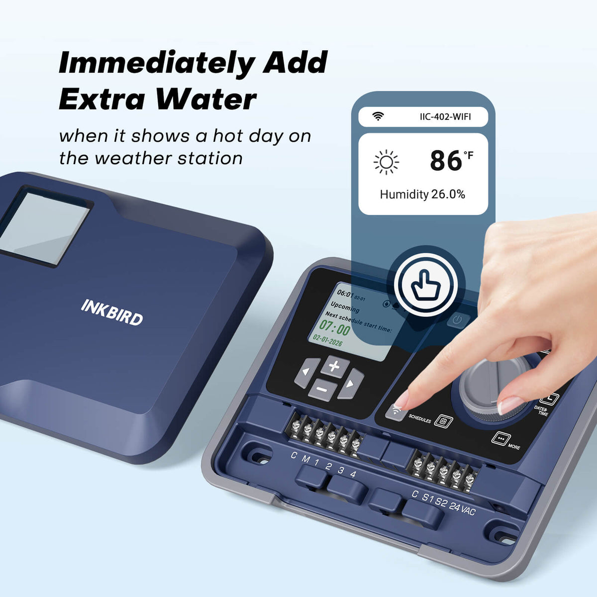 Indoor Sprinkler Controller IIC Series - 4 / 6 / 8 Zone