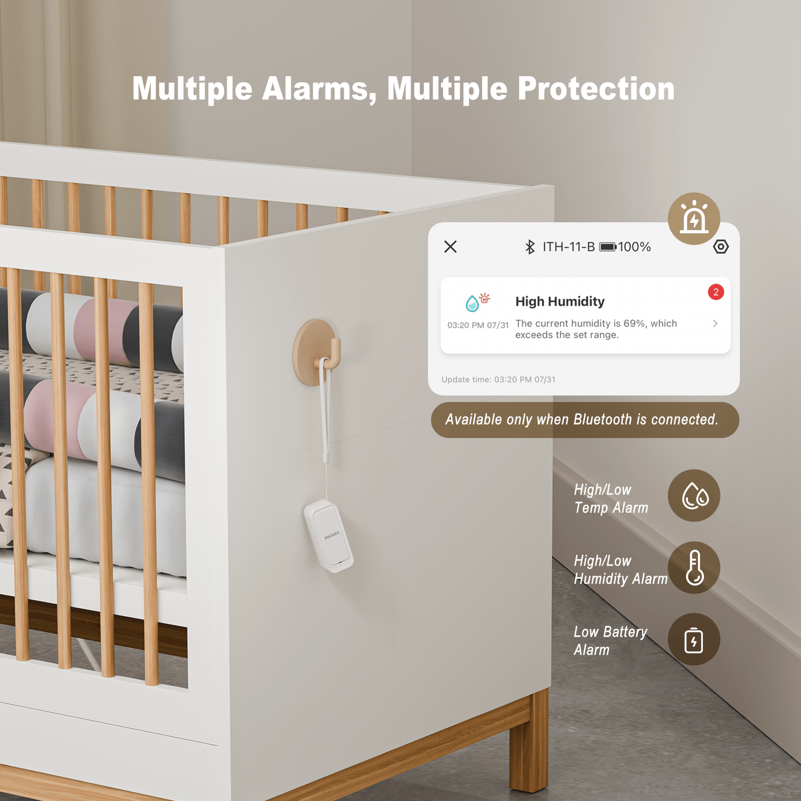 Bluetooth Hygrometer Thermometer ITH - 11 - B - INKBIRD