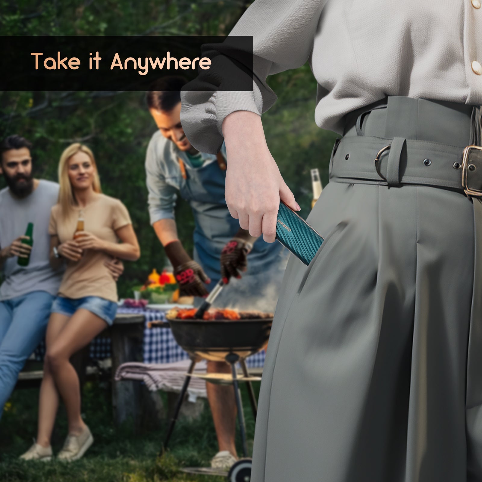 Bluetooth Meat Thermometer INT - 11X - B - INKBIRD