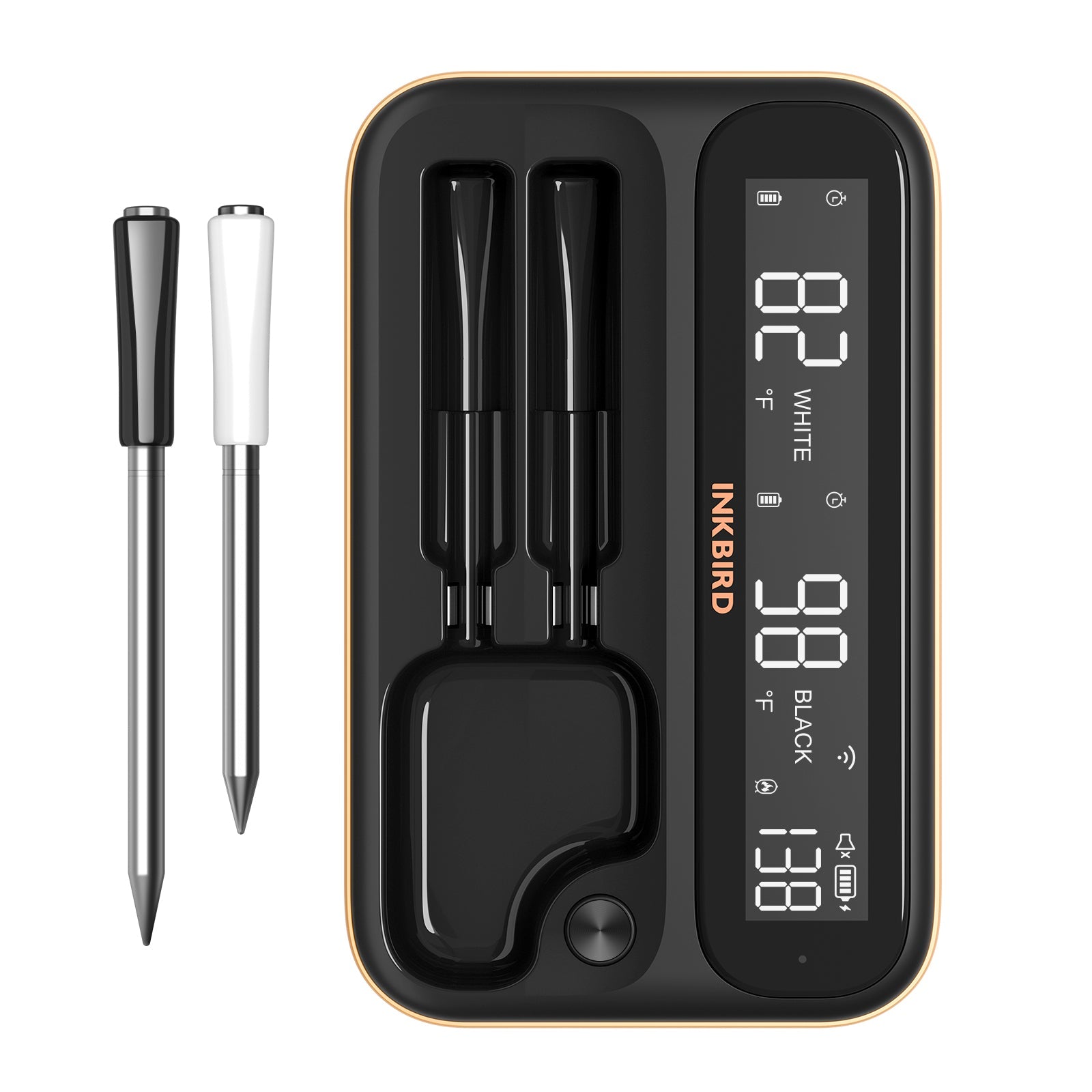 INKBIRD INT-12-BW Wireless Meat Thermometer Black