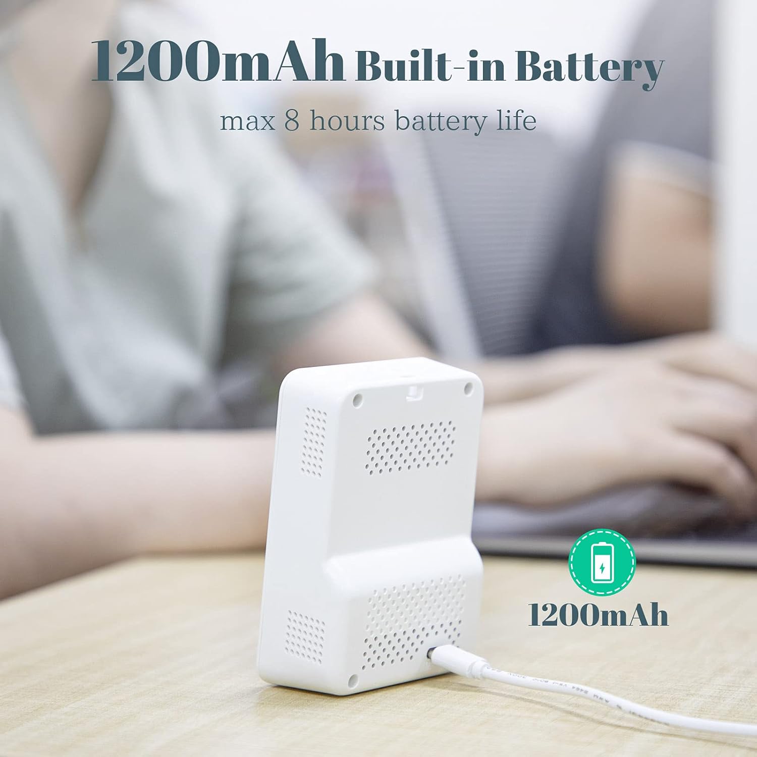 1200mAh Built-in Battery