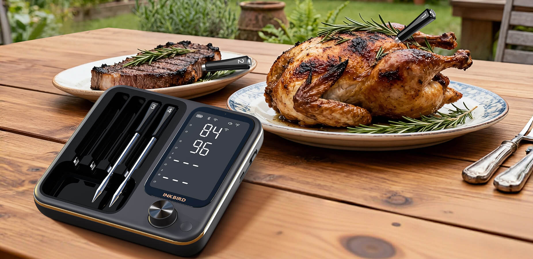 INT-14-BW Cooks All Meats Perfectly