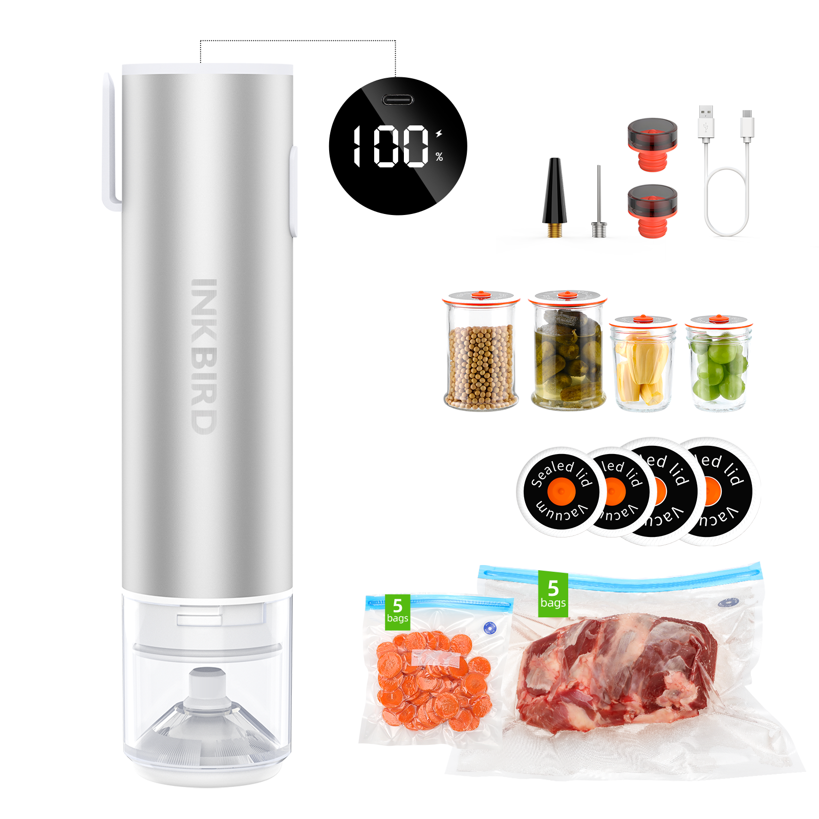 KZ-100 with Accessories and Food Inside