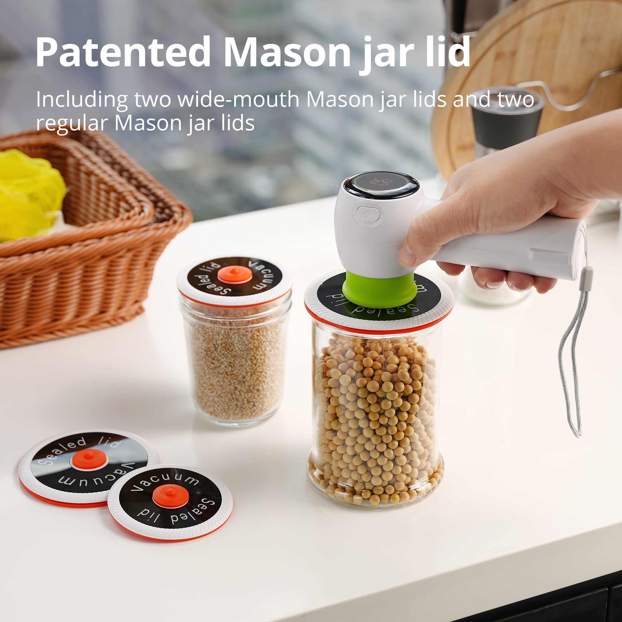 KZ-90 Patented Mason Jar Lid