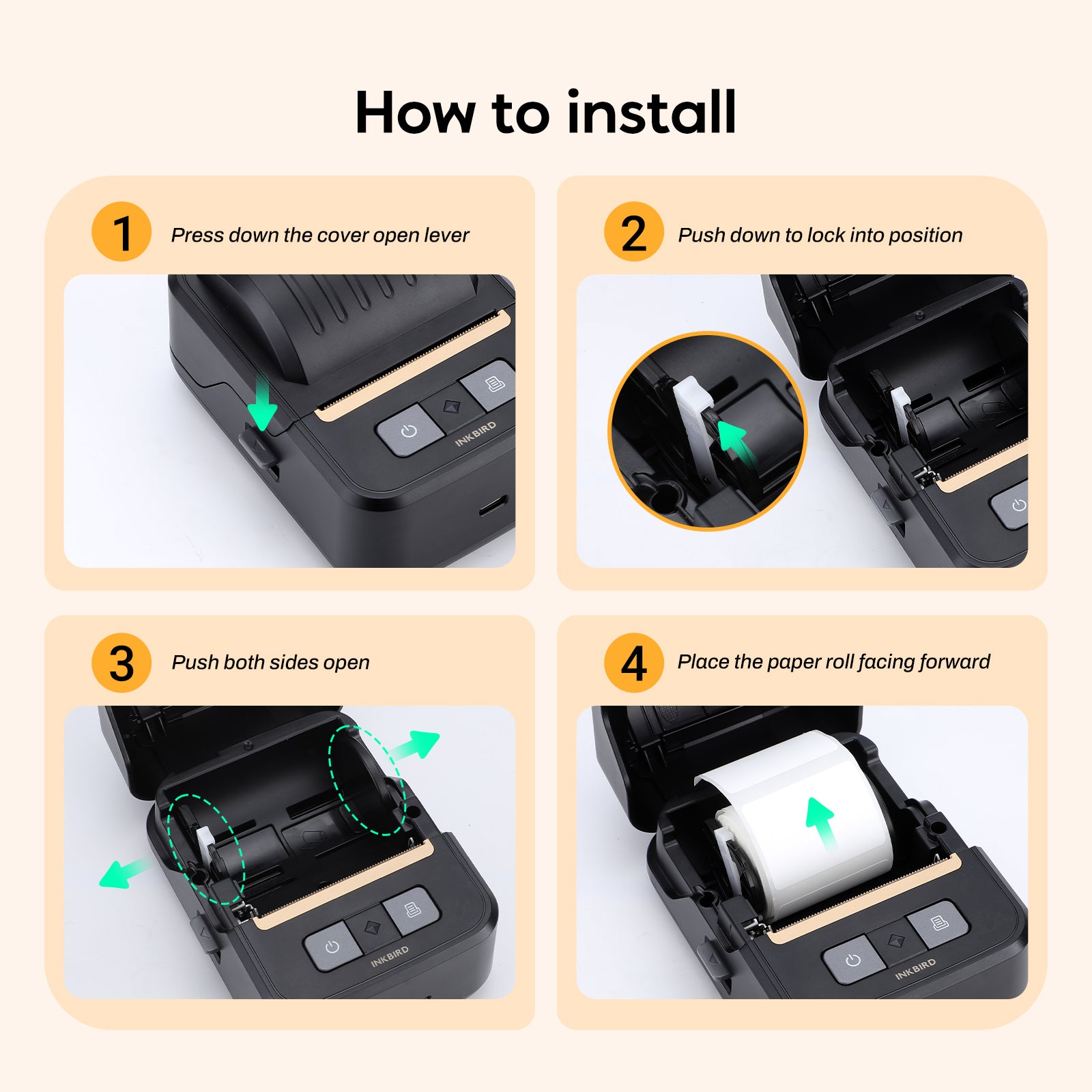 N20 Portable Label Printer Installation Instruction