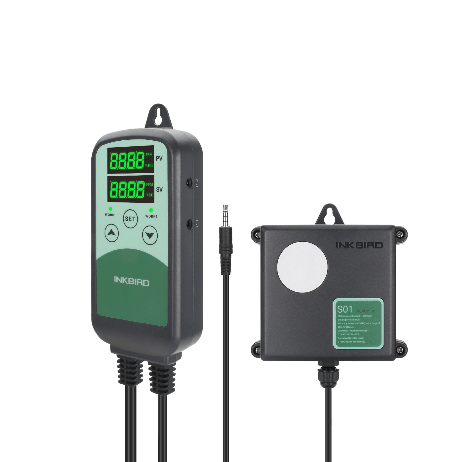 Programmable CO2 Controller with S01 Sensor ICC - 500T - INKBIRD