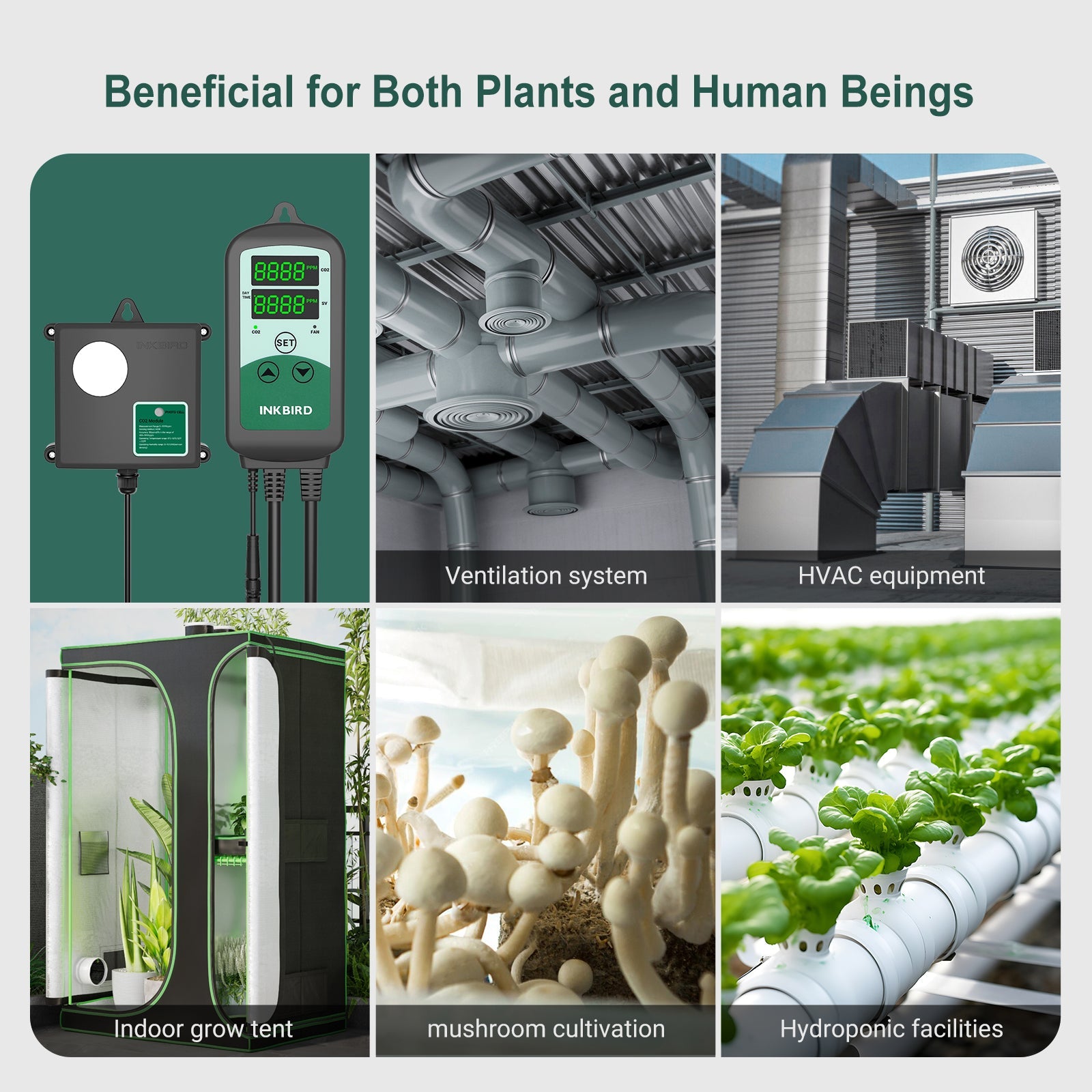 Programmable CO2 Controller with S01 Sensor ICC - 510 - INKBIRD