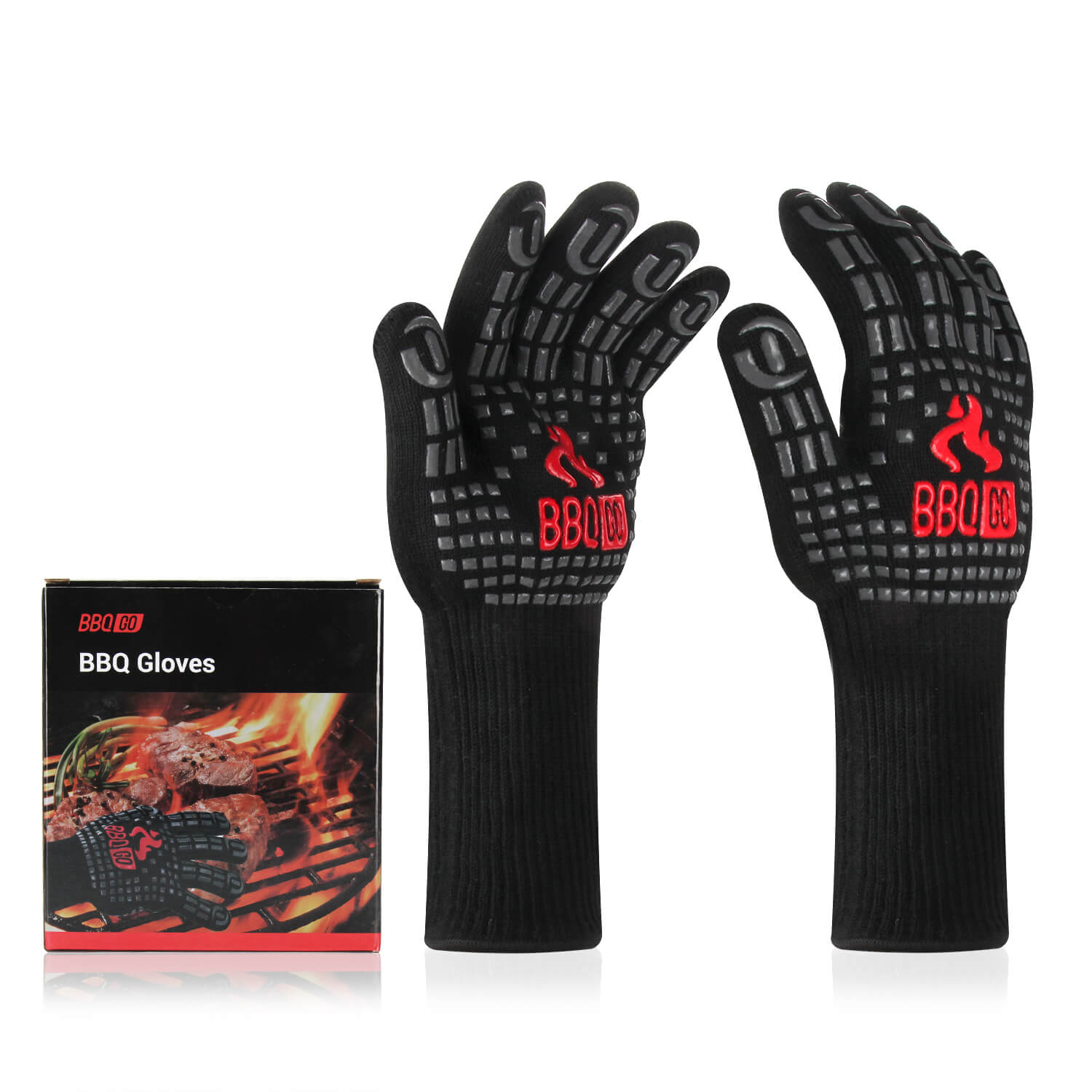 14" Heat Resistant Grilling Gloves - INKBIRD
