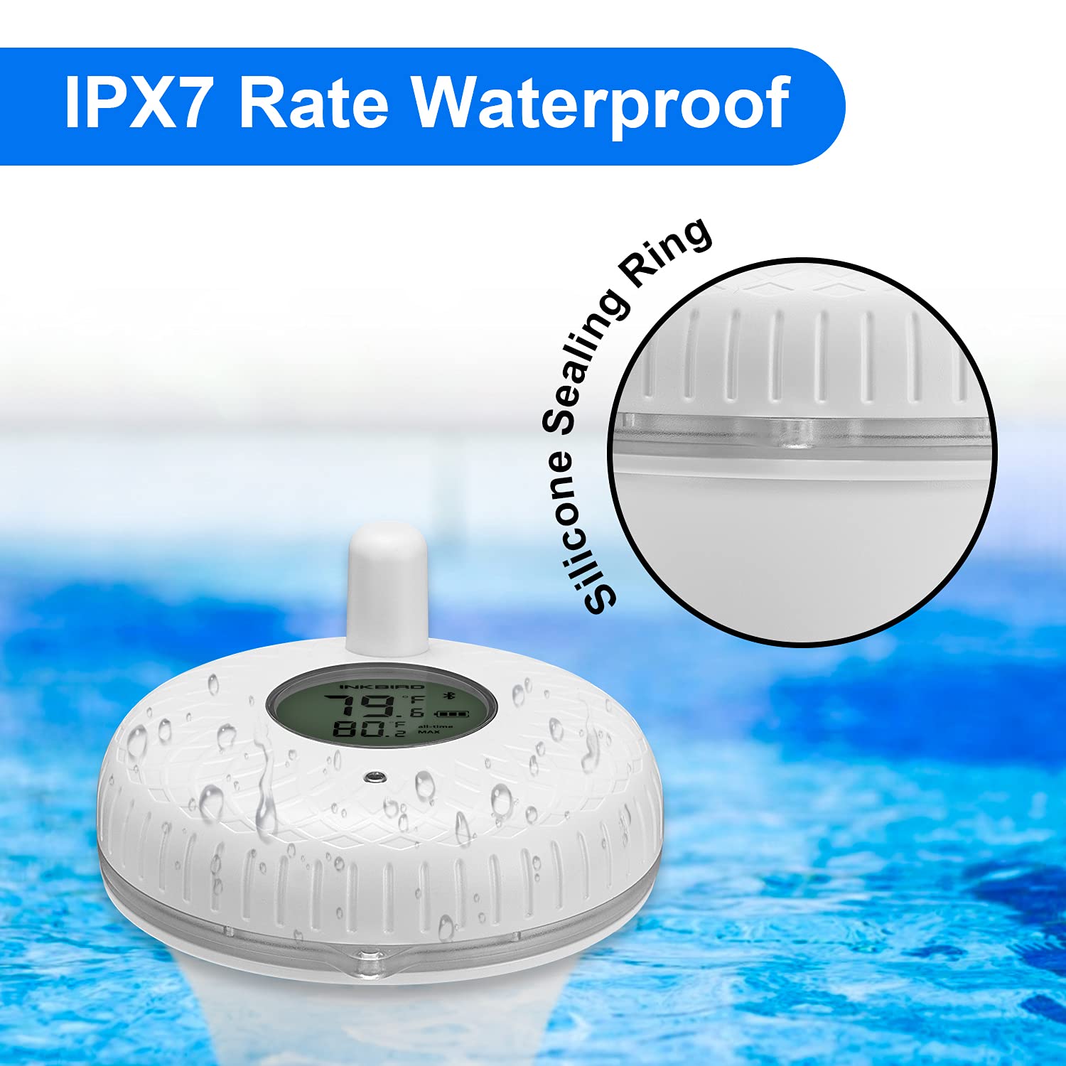 Bluetooth Pool Thermometer IBS - P01B - INKBIRD