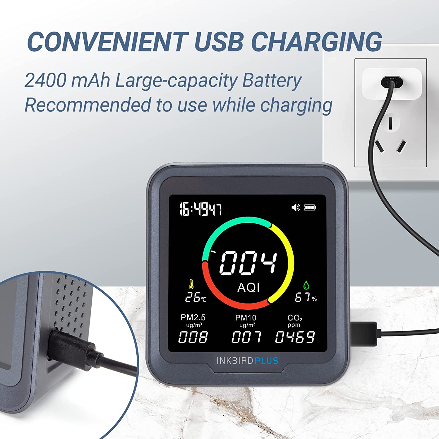 Convenient USB Charging PTH-9A