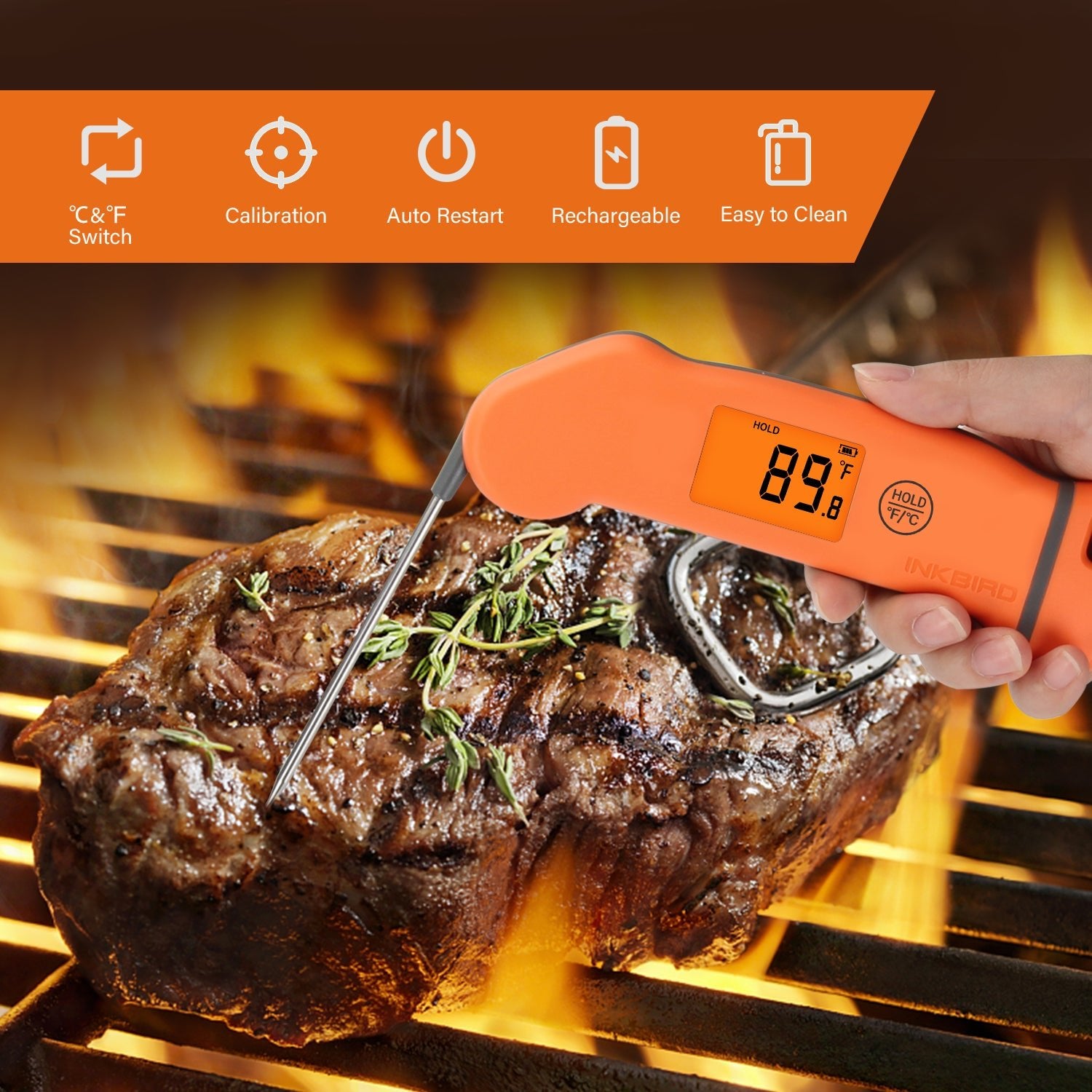 Instant Read Thermometer IHT - 1S - INKBIRD