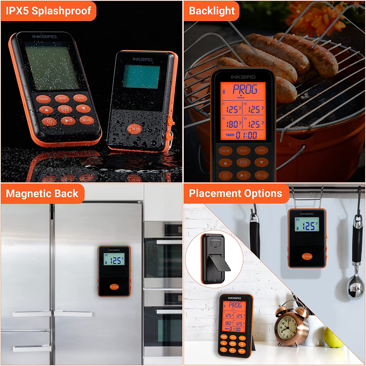 Remote BBQ Thermometer IRF - 4S - INKBIRD