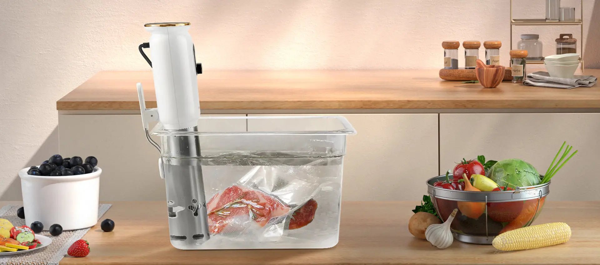 SCHWEINEBAUCH (SOUS-VIDE GEGART) „ASIAN-STYLE“ - INKBIRD