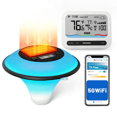 Solar Pool Thermometer IBS-P05 with Ambient Light