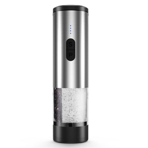 2-in-1 Dual-Chamber Electric Grinder