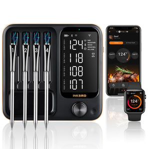 WiFi & Bluetooth Meat Thermometer INT-14-BW