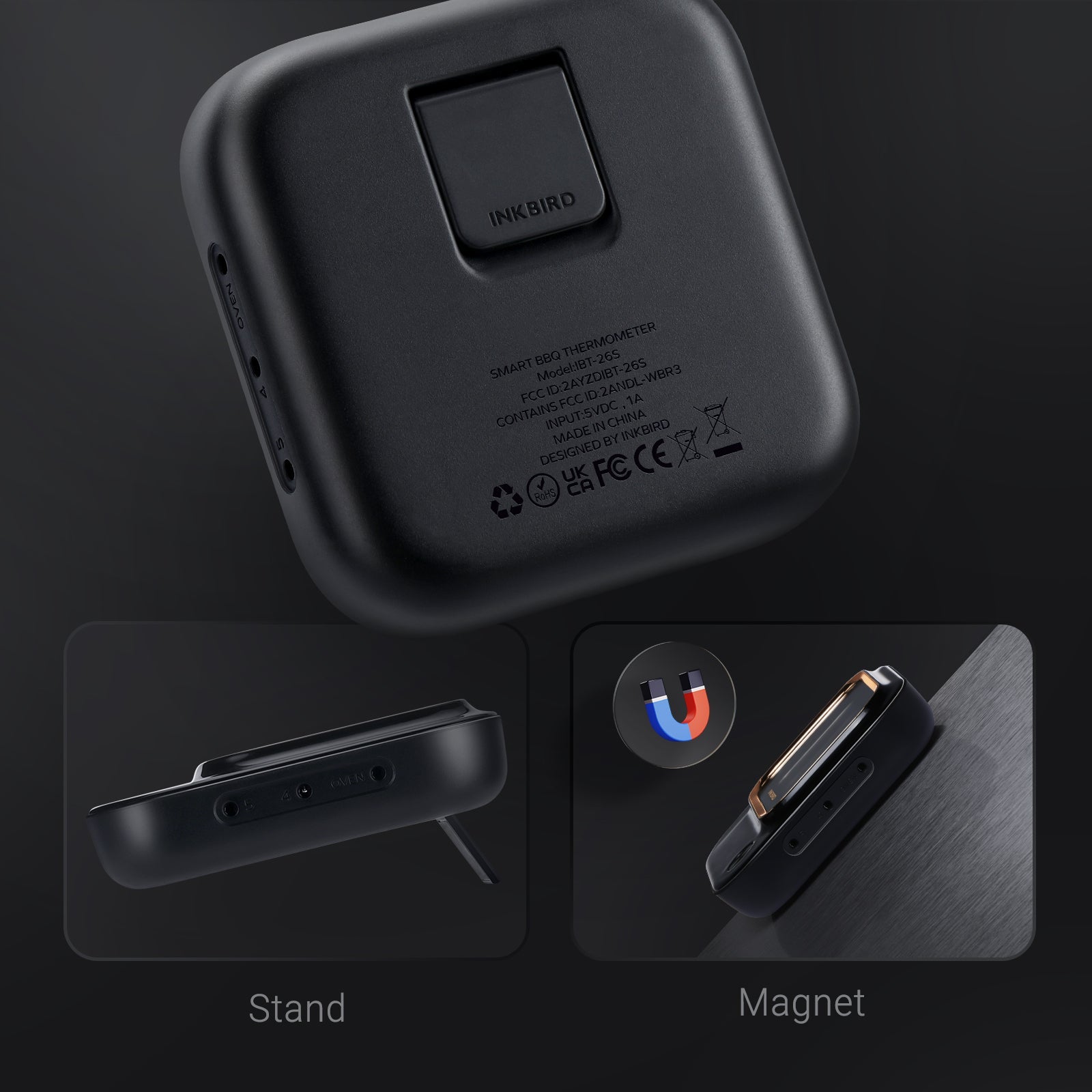 2.4GHz WiFi and Bluetooth BBQ Thermometer IBT - 26S - INKBIRD