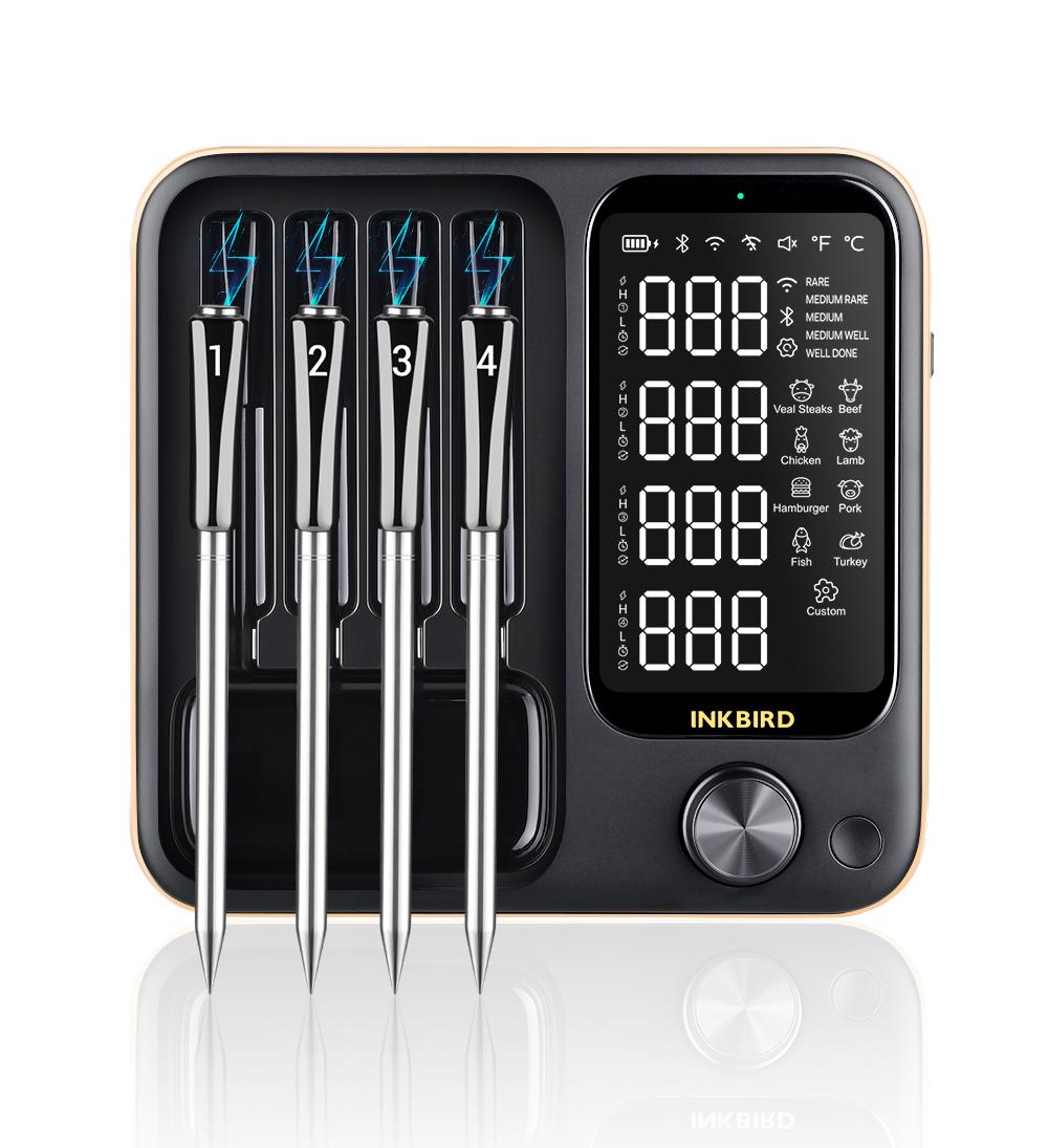WiFi- und Bluetooth-Fleischthermometer INT-14-BW