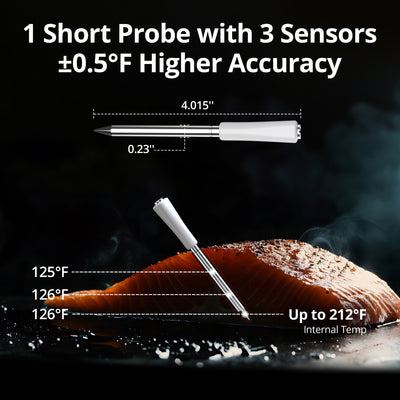 Multi-Sensor Meat Thermometer INT-33-BW
