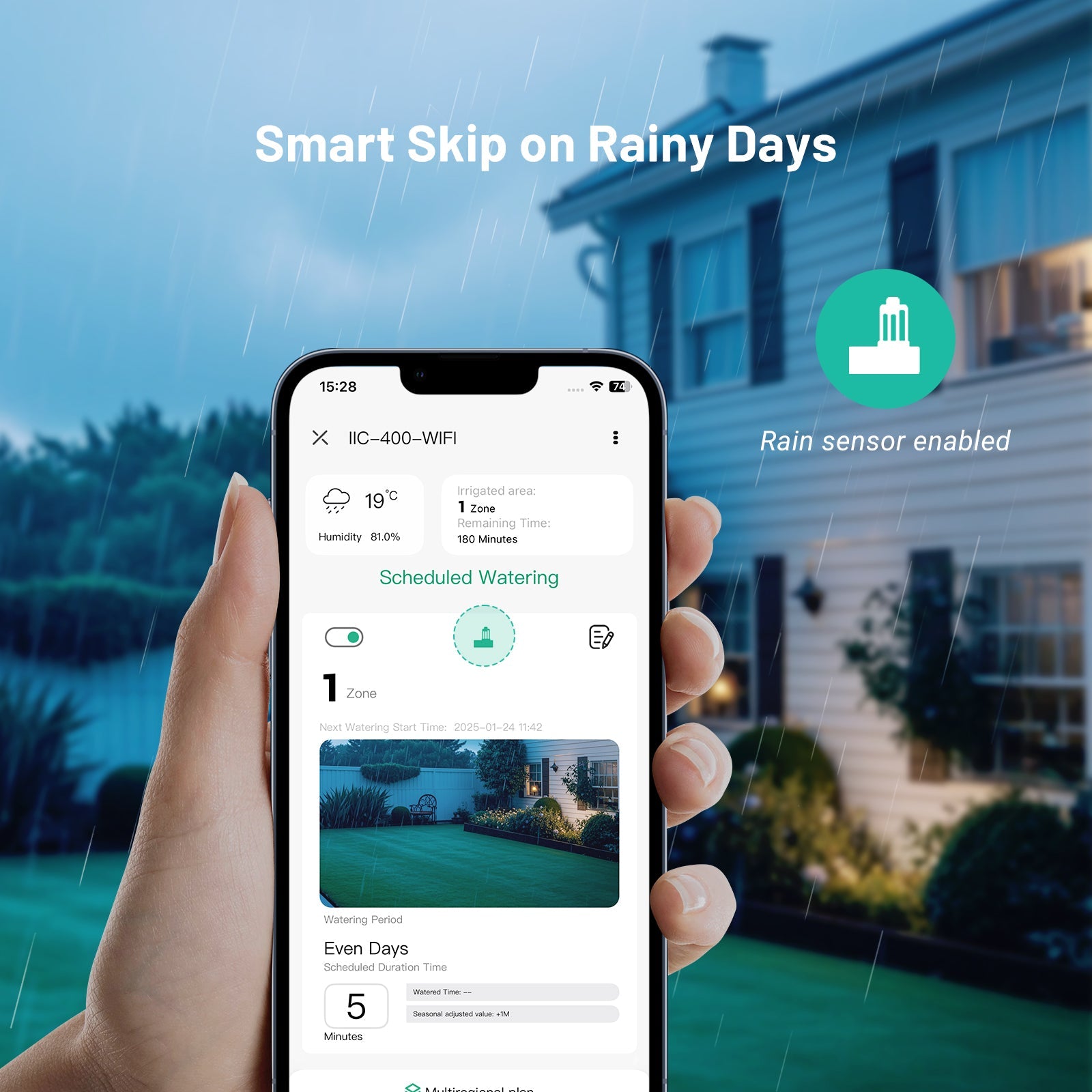 4 - Zone Sprinkler Controller IIC - 400 - WIFI - INKBIRD