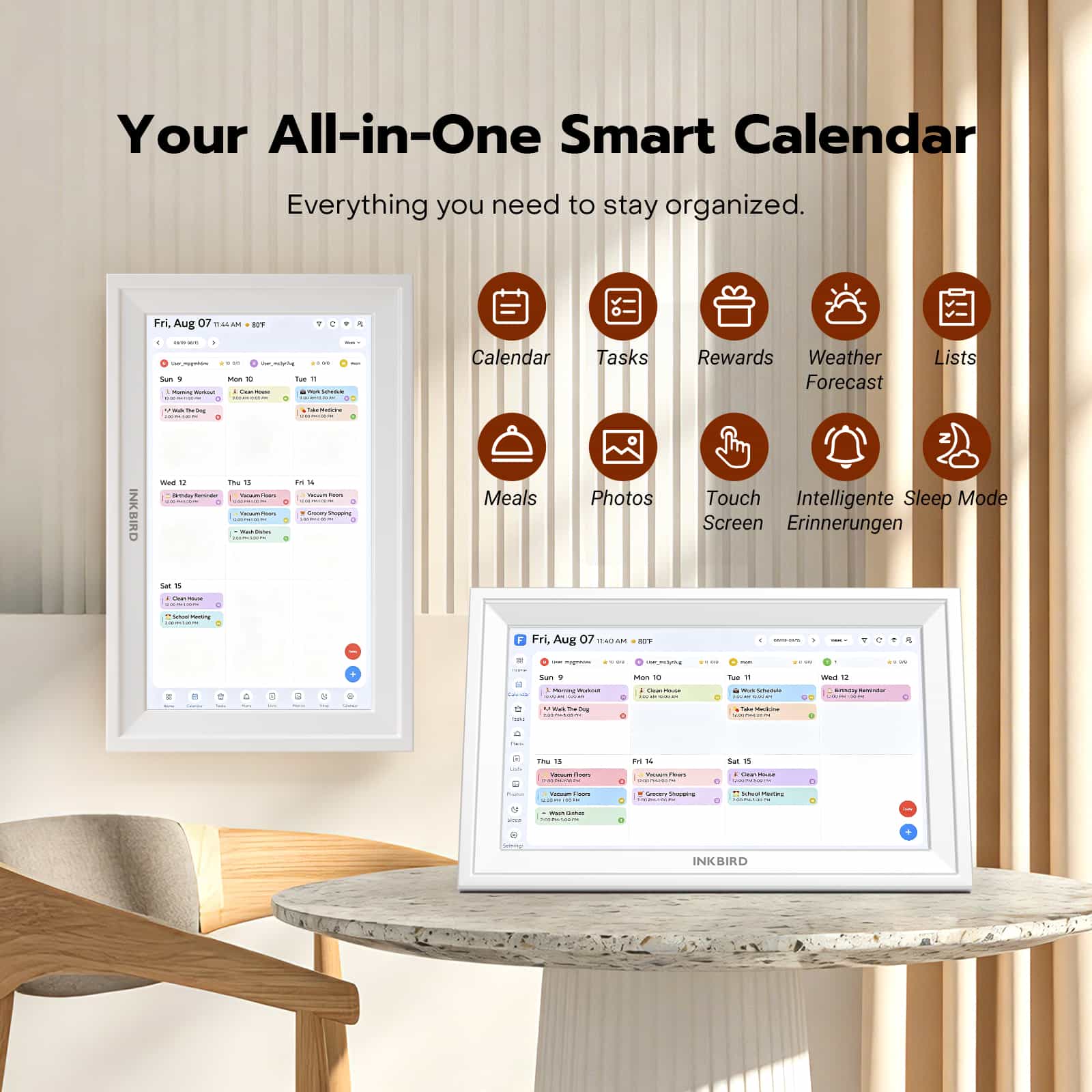 15.6" Smart Digital Calendar
