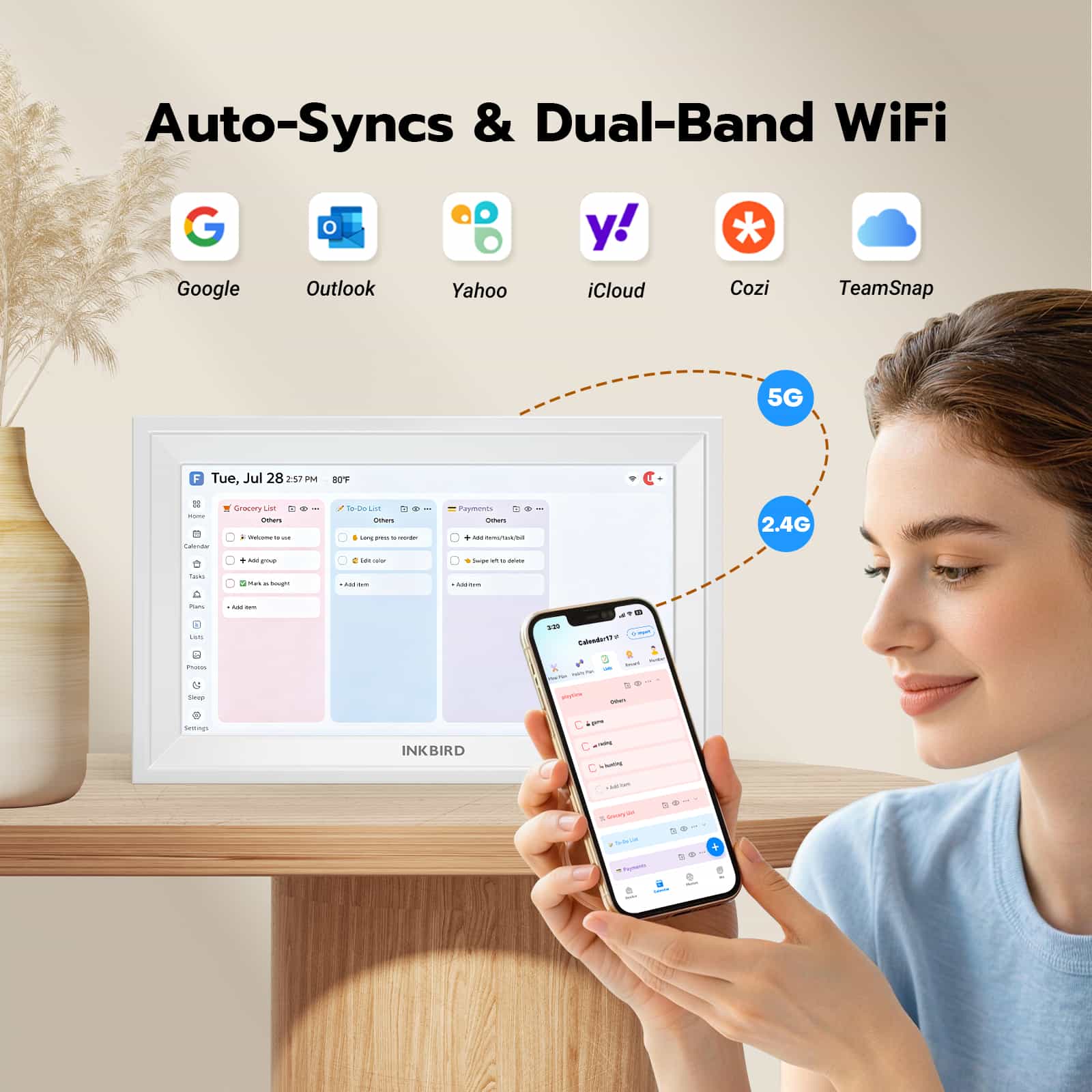 15.6" Smart Digital Calendar