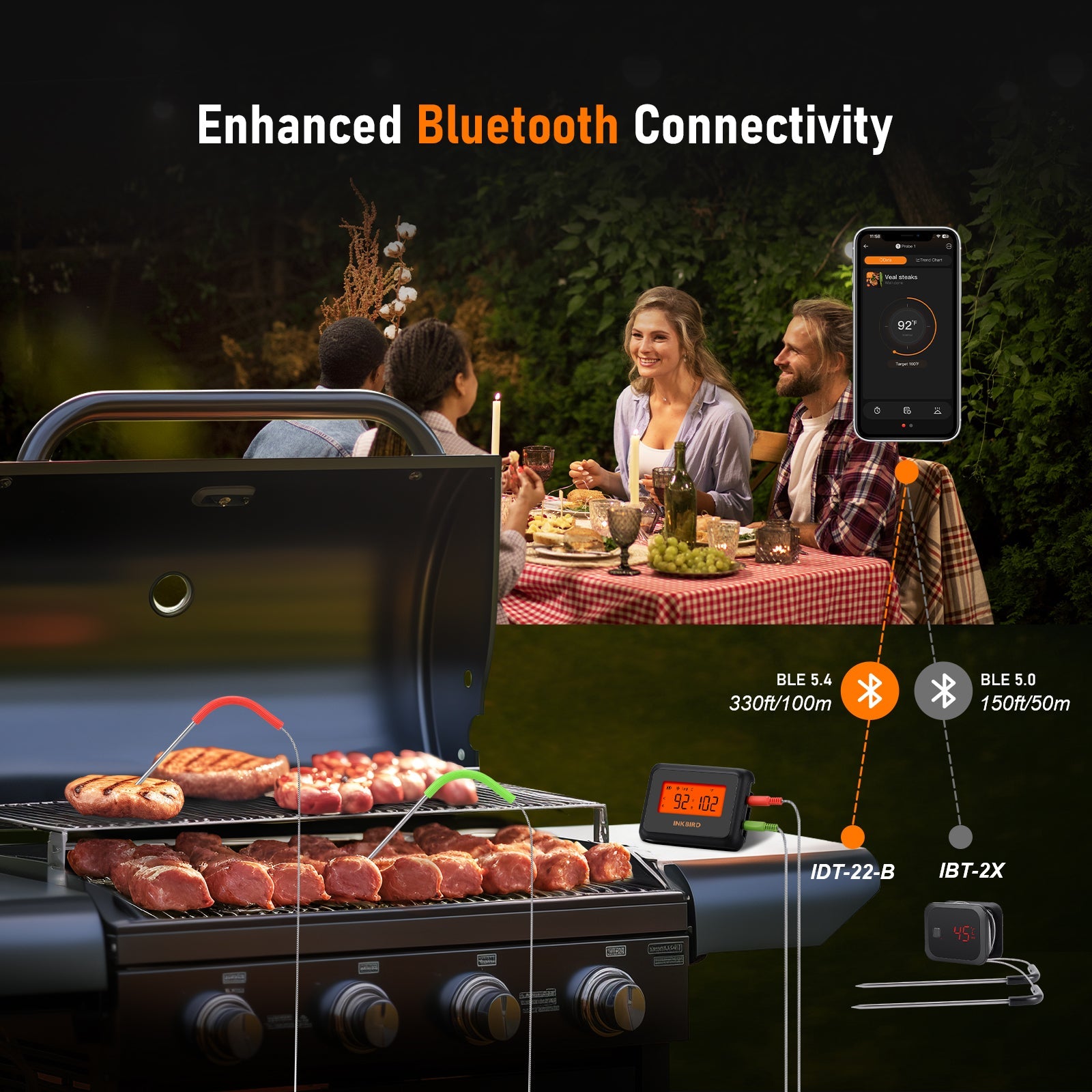Bluetooth BBQ Thermometer IDT - 22 - B - INKBIRD