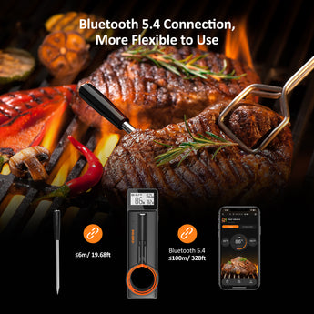 Bluetooth Meat Thermometer INT-21-B Connection