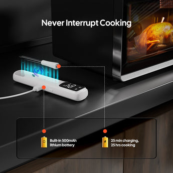 Bluetooth Mini Wireless Meat Thermometer INT - 11I - B - INKBIRD