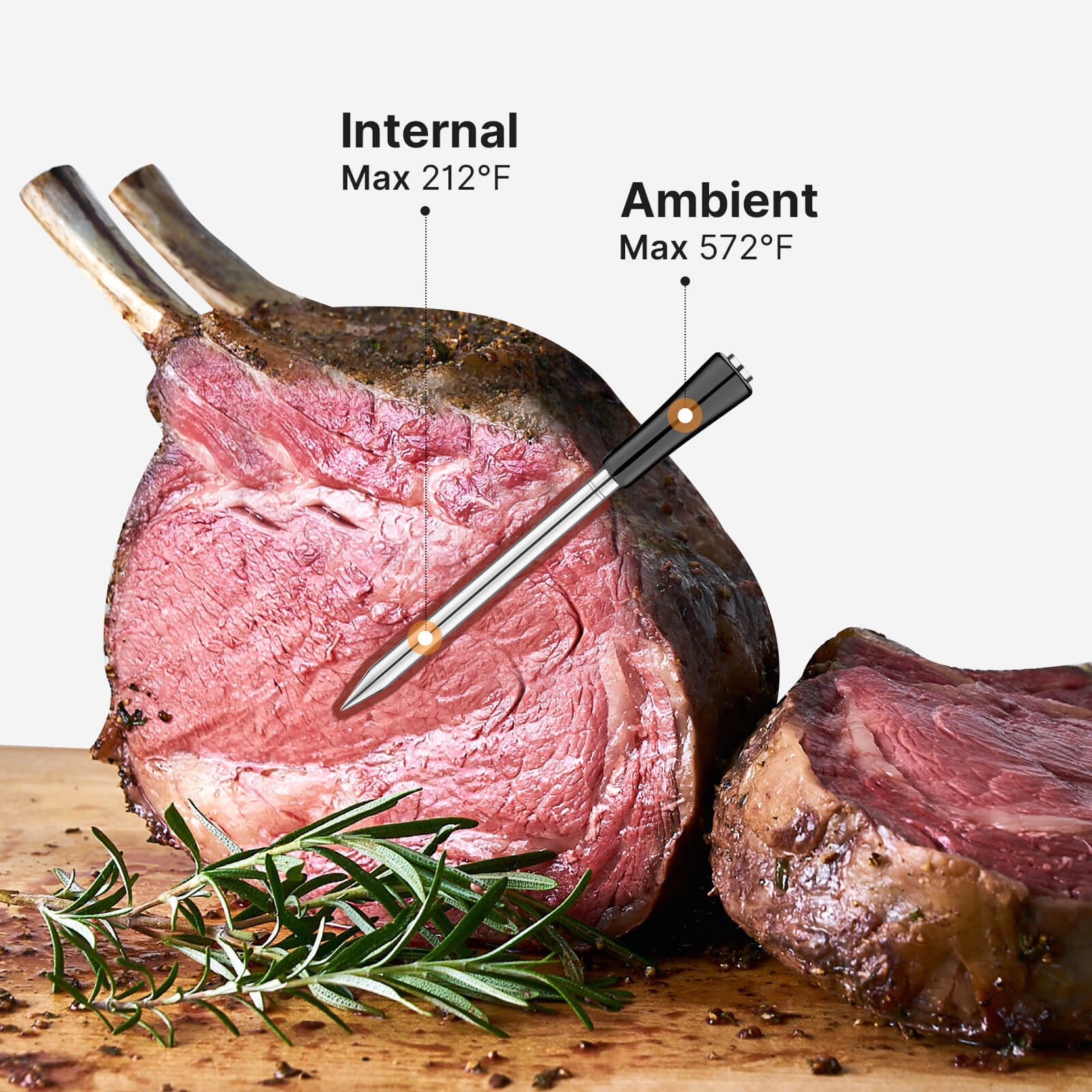 INKBIRD Wireless Meat Thermometer Bluetooth Smart Sensor INT-11X-B