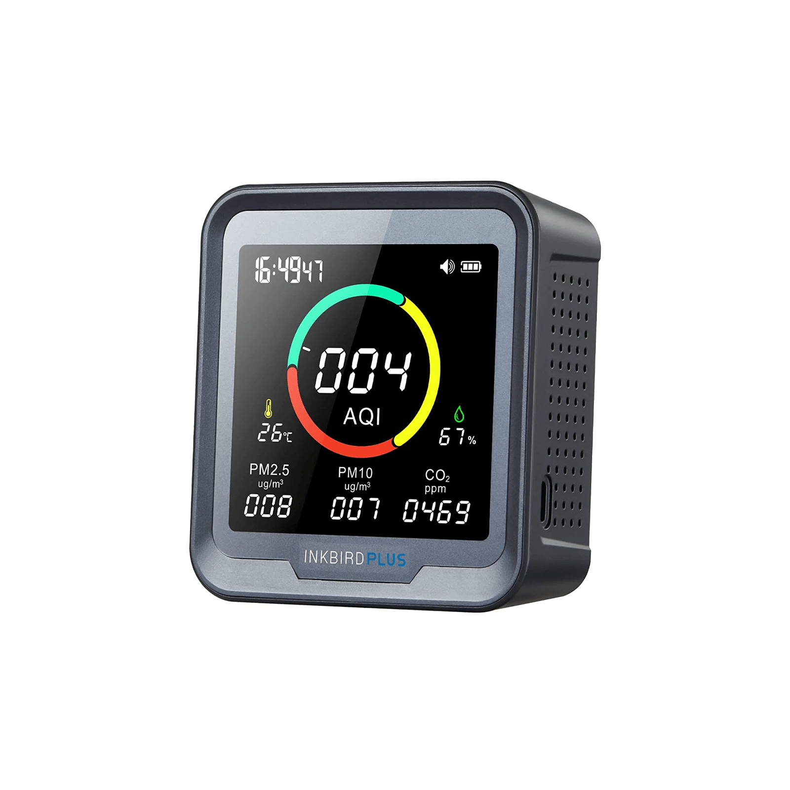 INKBIRD Air Quality Monitor PTH-9A
