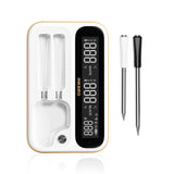 INKBIRD INT-12-BW White Long and Short Probe Wireless Thermometer