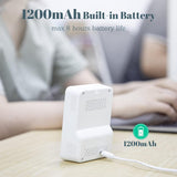 1200mAh Built-in Battery