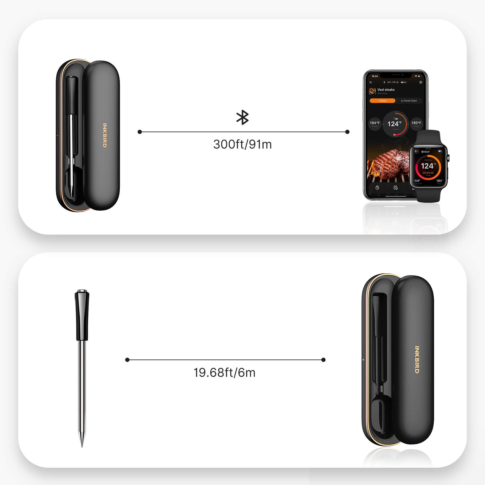 INT-11P-B Bluetooth Connection Distance