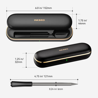 INT-11P-B Bluetooth Meat Thermometer Dimension