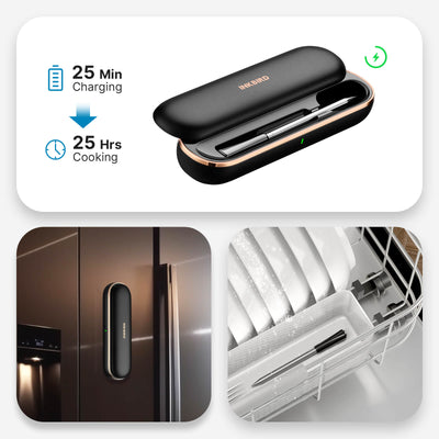 INT-11P-B Charging, Magetic Base, Dishwasher-Safe Features