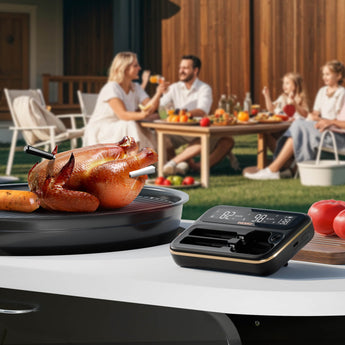 INT-12-BW Probes Inserted in Chicken People Sitting Far Away