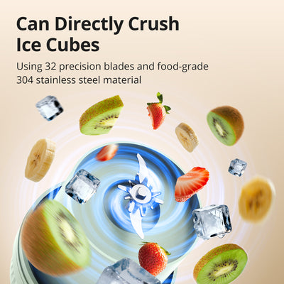 IPB-02 32 Blades Crushing Ice Cubes Directly