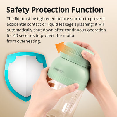 IPB-02 Portable Blender with Safety Protection Function
