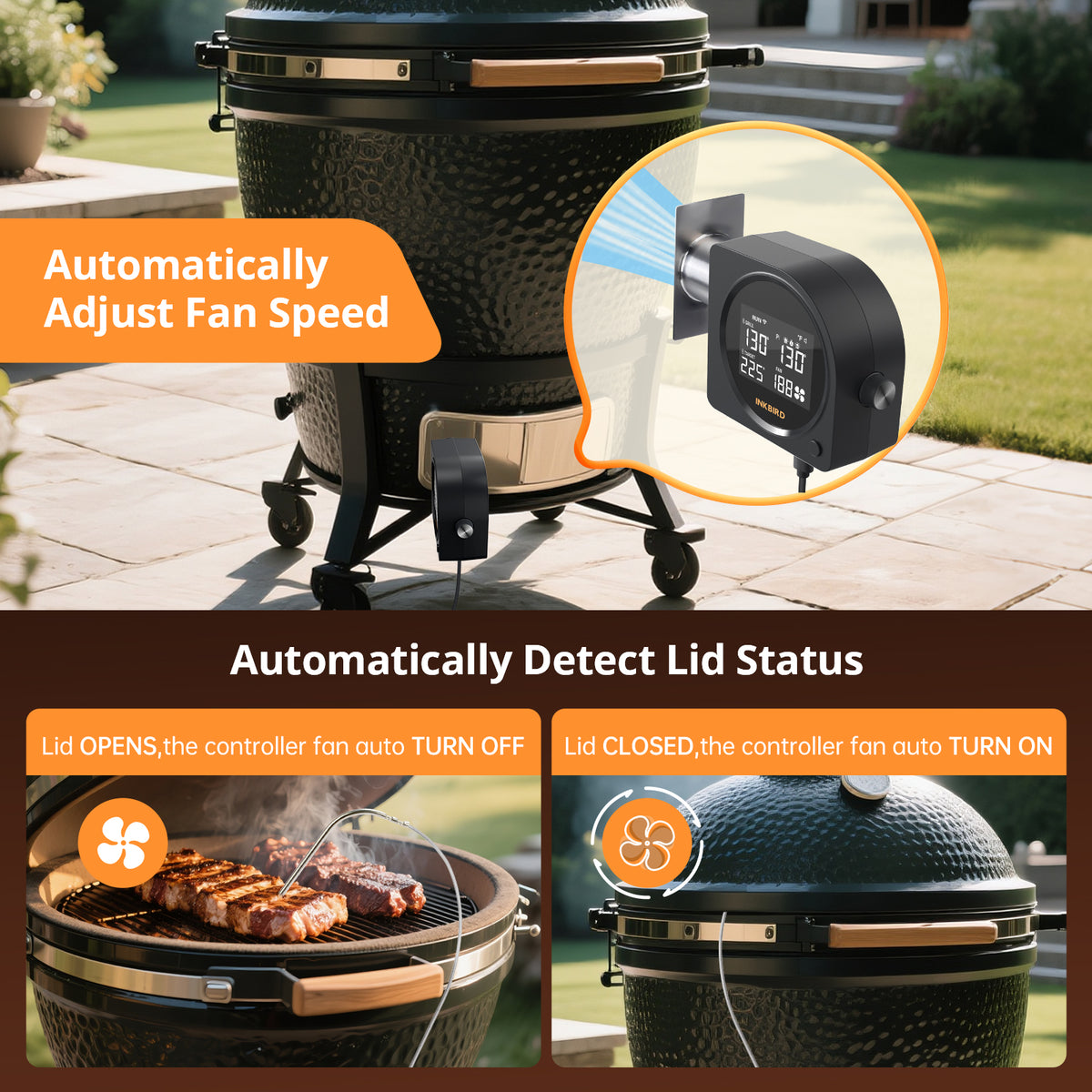 Wifi & Bluetooth Smoker Controller ISC-028-BW – INKBIRD