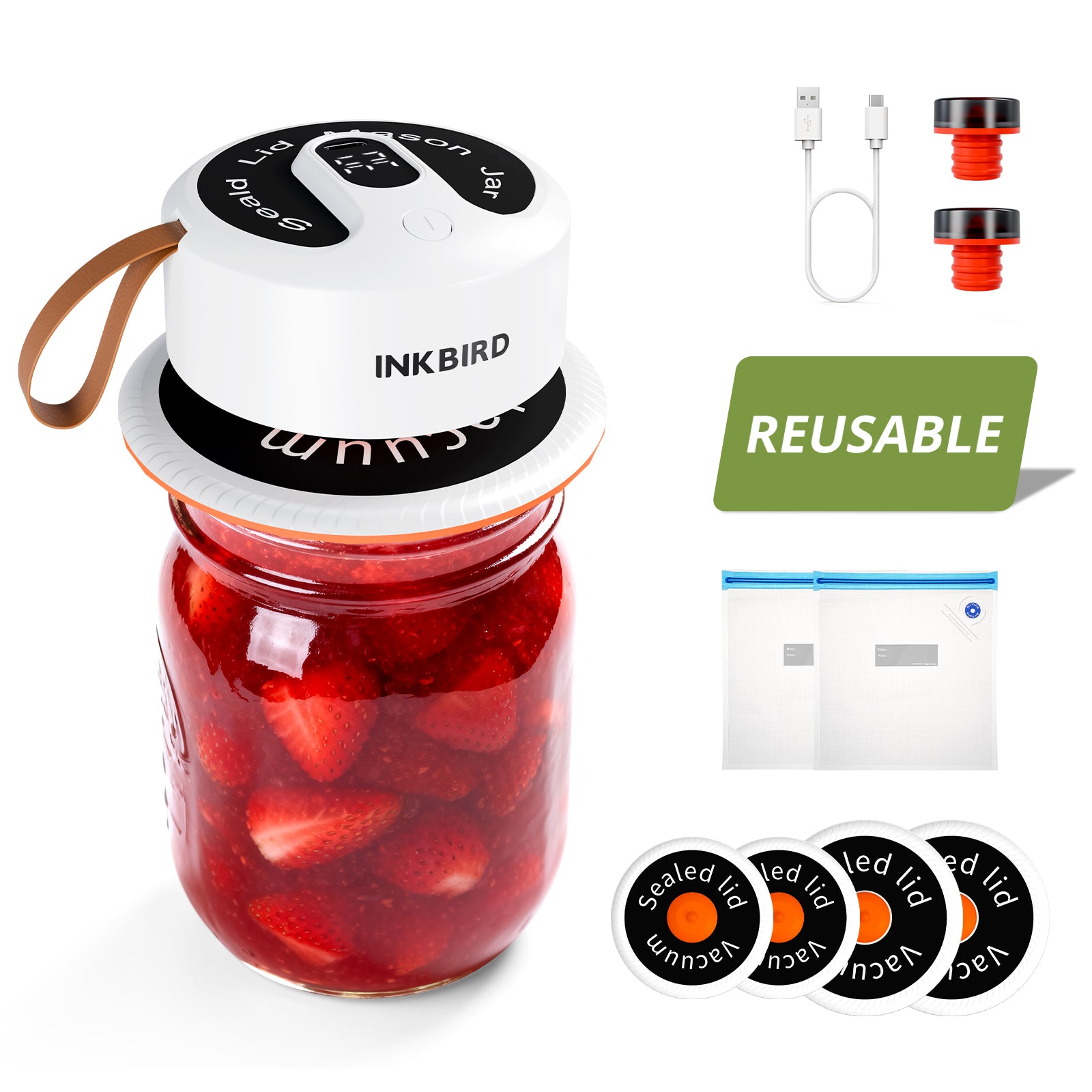 KZ-91 Handheld Vacuum Sealer with Accessories