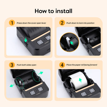 N20 Portable Label Printer Installation Instruction