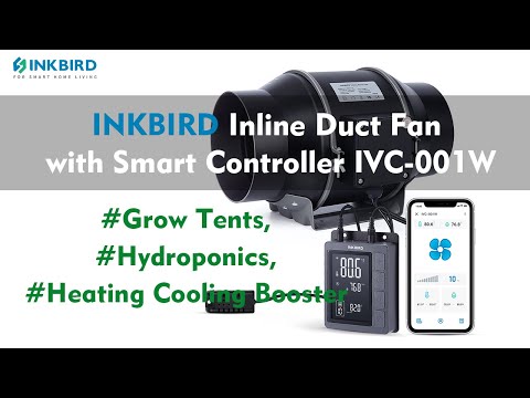 Inkbird WiFi Inline Duct Fan Video