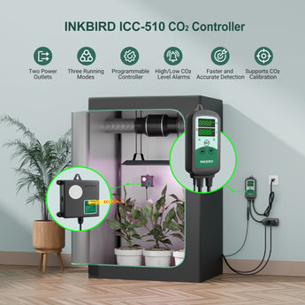 Programmable CO2 Controller with S01 Sensor ICC - 510 - INKBIRD