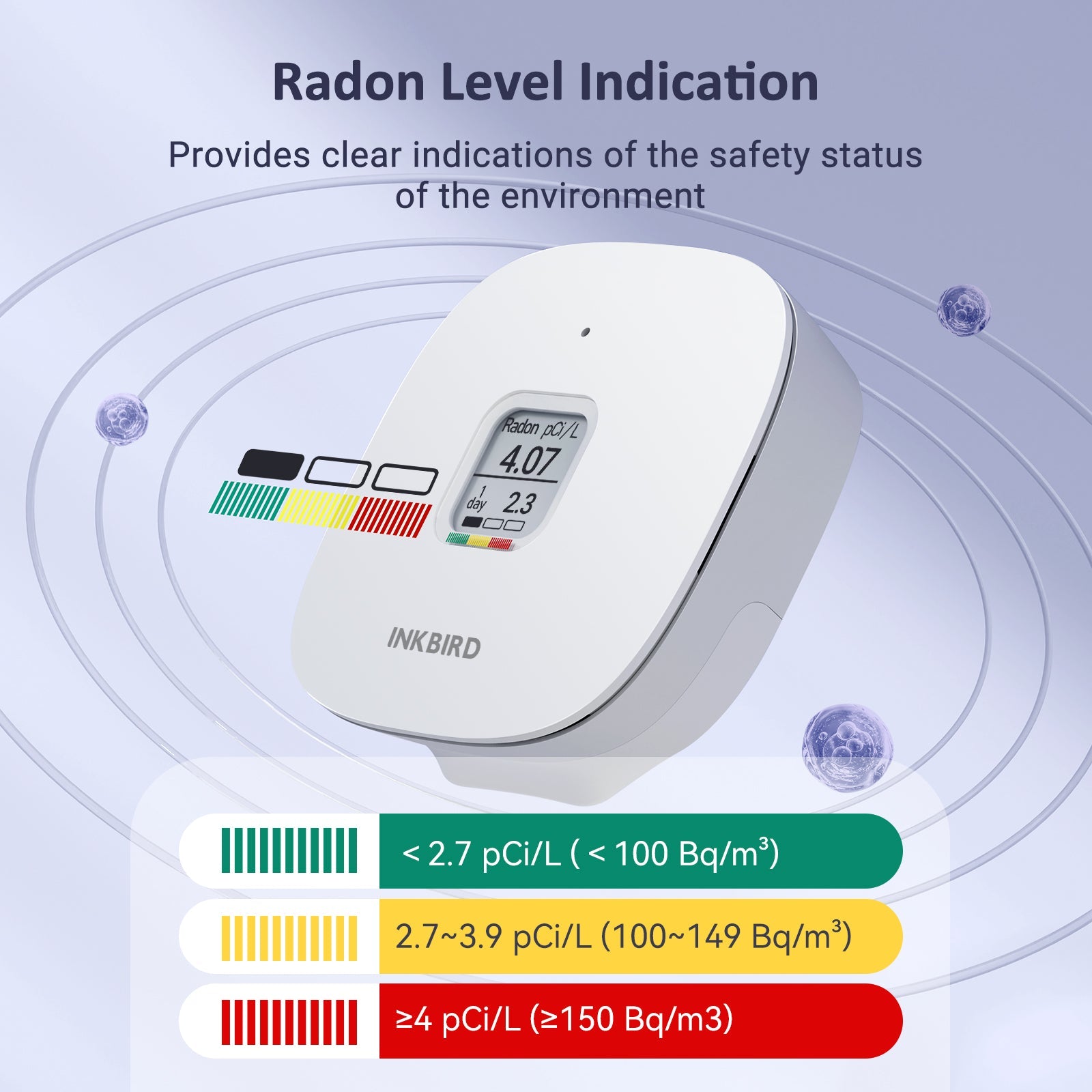 Radon Detector INK - RD3 - INKBIRD